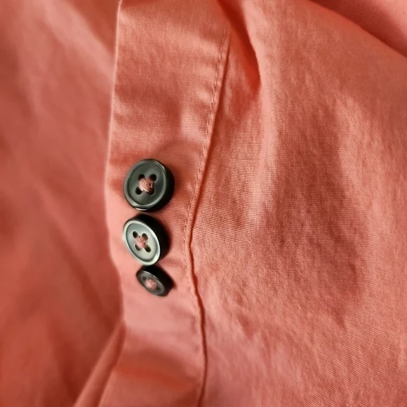 Apt. 9 Mens SlimFit Premier Flex Collar Stretch Fabric Dress Shirt 17 34/35 Pink - Picture 5 of 5